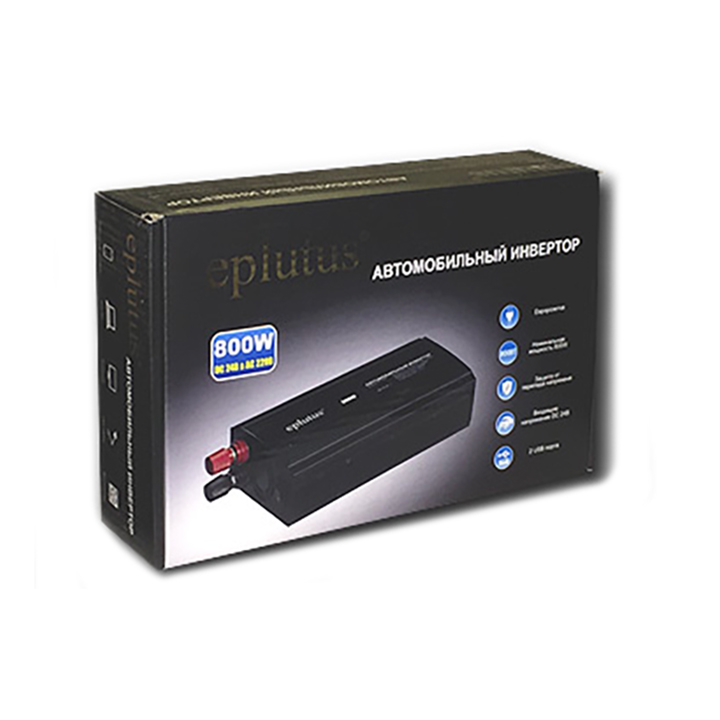 Eplutus | PW-800 | преобразователь напряжения Для Грузовиков 24V-220V, 800 Вт, порт USB | превью 3