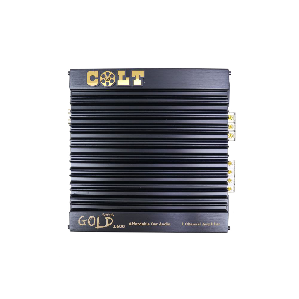 Усилитель COLT GOLD 1.600 Класс D, RMS 4 Ом 260 Вт. RMS 2 Ом 400 Вт. RMS 1 Oм 600 Вт
