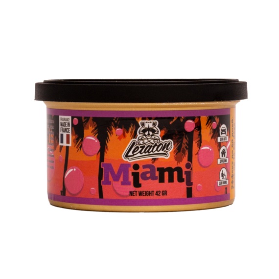 LERATON | Miami | Ароматизатор для автомобиля в банке (Bubble Gum/Жвачка) | превью 1