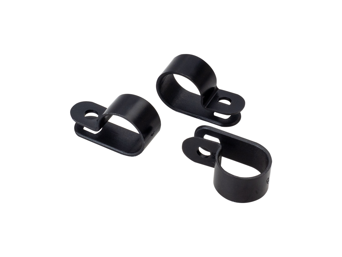 AurA | CCN-801B | Клипса крепежная, сечение до 0 AWG (50мм), пластик, в пакете: 50 штук!!! | превью 1