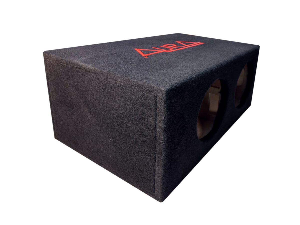AurA | BOX-2X10-75-T160 | 2X10" универс. корпус МДФ, 75 литров, Труба 160 мм | превью 2