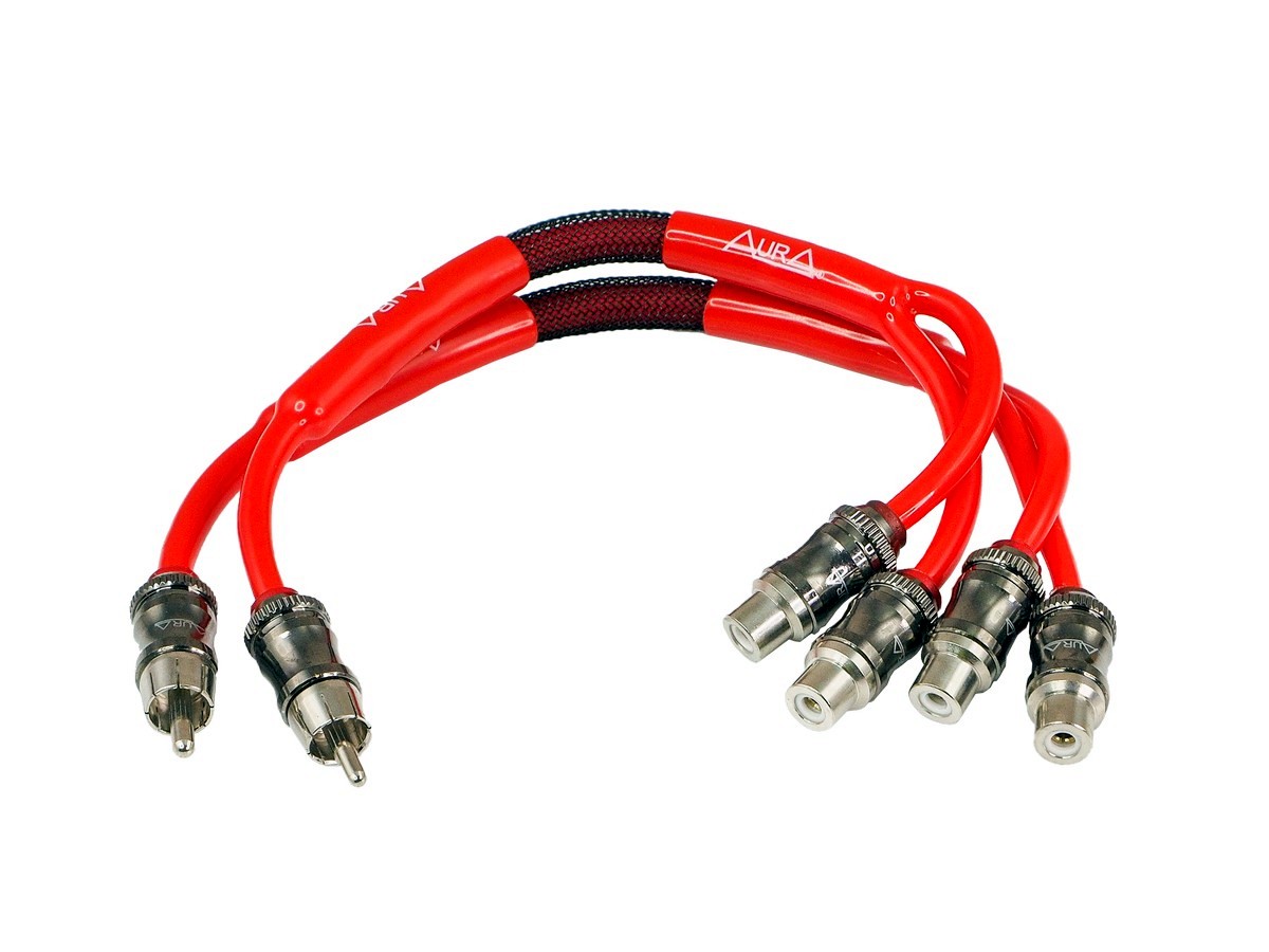 AurA | RCA-CY22 MkII | Y-кабель 0.2 метра, 2 мамы/1 папа, 2 ШТ., бескислородная медь (OFC) | превью 1
