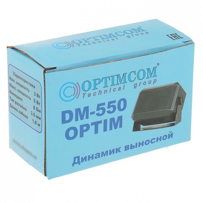 Выносной динамик | DM-550 | 5W 8Ом Корпус Разъем:3.5mm Длина кабеля:1800mm превью 3