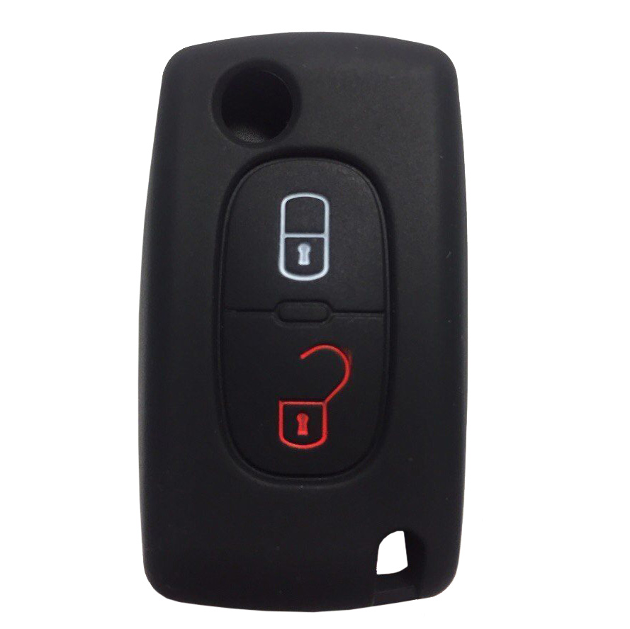 Чехол Силикон | PEUGEOT  01 | Сил. чехол для выкидного ключа  207.307.308 2кн| 1