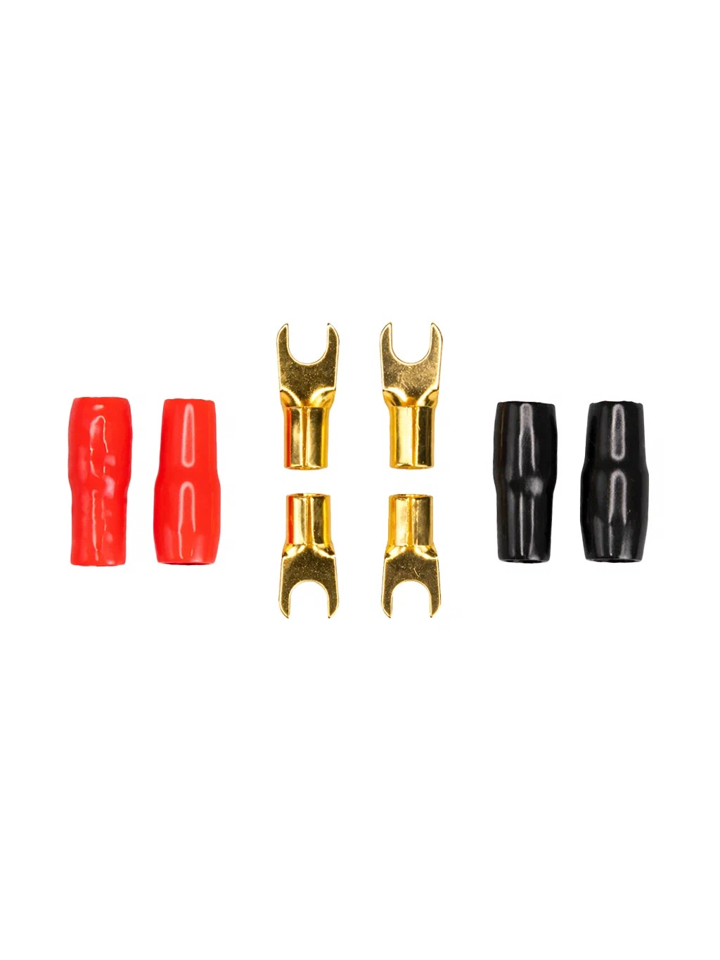 AMP | AMP 8Ga | Клемма силовая, вилка, 4.2мм, 8Ga , 2 красных +  2черных, блистер | превью 2