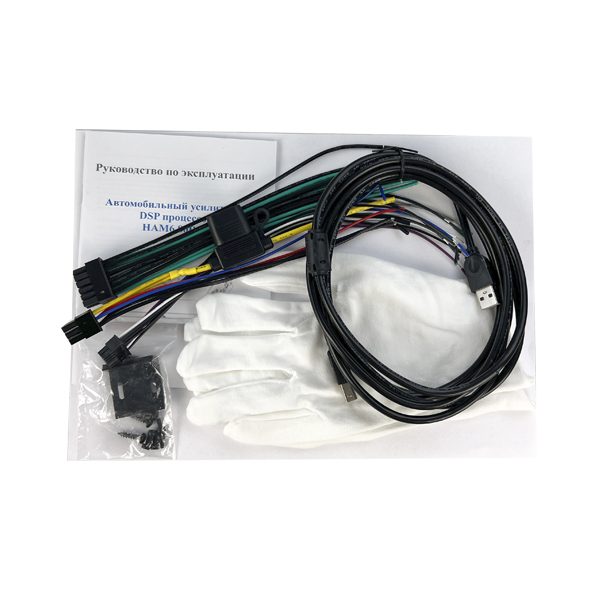 HELLION | HAM 6.80DSP | звуковой процессор с усилителем 6х80Вт, 4-in/8-out, BT  | 4