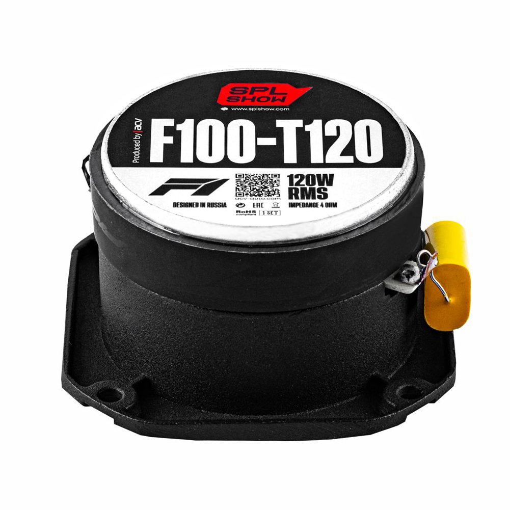 ACV | SPL SHOW F1 F100-T120 | ВЧ/D=8,6см  /RMS=120Вт/4Om. | 5