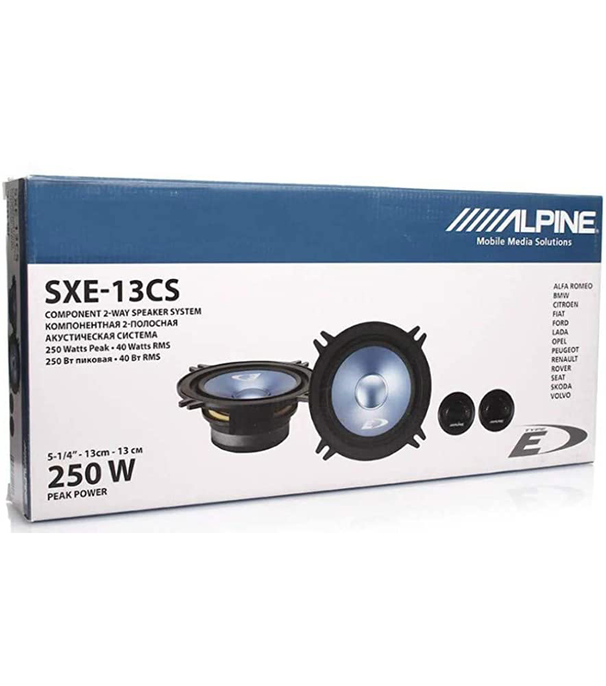 Alpine | SXE-13CS | 13 см. компонент. 250MAX/40RMS | 5