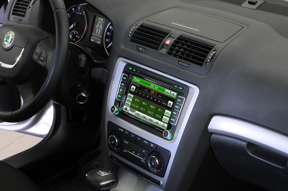 Incar | RSC-8676 M-SL | Рамка 2 Din для Skoda Octavia 04+, (для CHR-8676) | превью 2