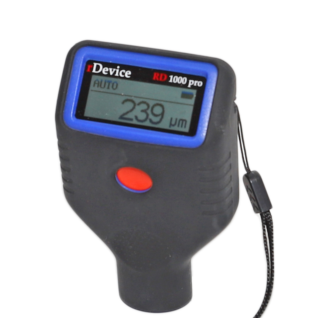Толщиномер | RDEVICE RD-1000 PRO+Чехол | до 4000 мкм. датч. оцинк и магн. шп.| 1