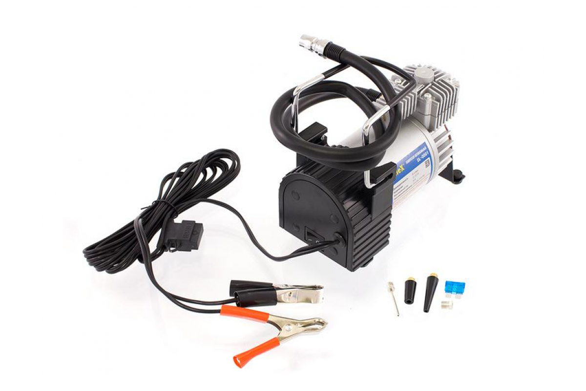 DolleX | DL-0001| Компрессор 12V, 20 A, 10 Атм, 55 л/мин, предохр-ль, шланг, на клеммы, сумка| превью 1