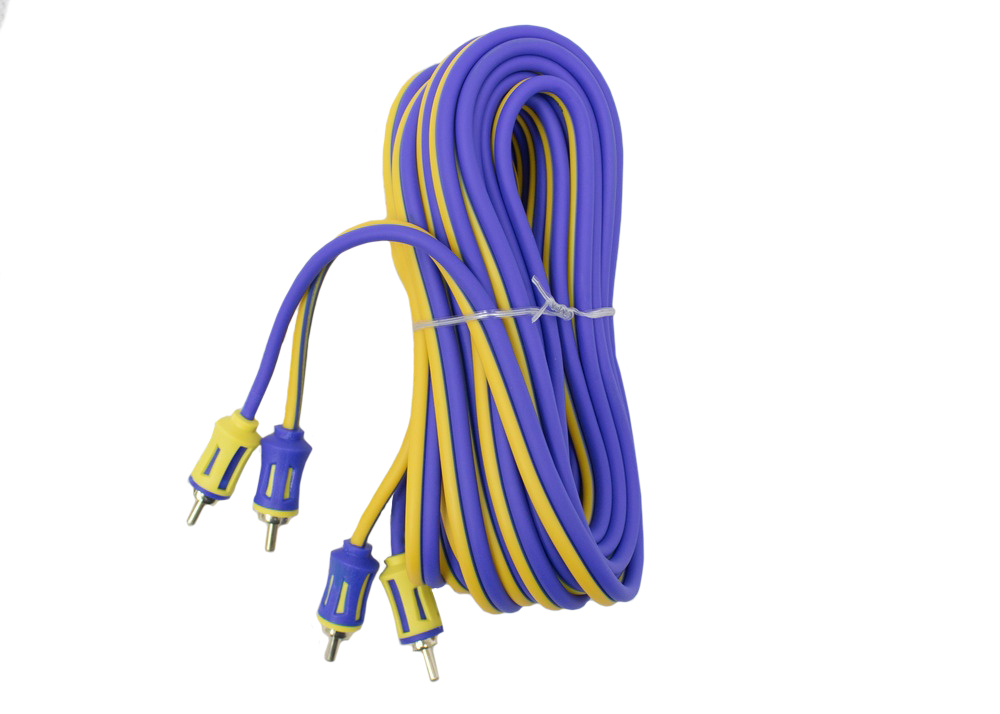 COLT | RCA - 5.2 | RCA кабель 5м 2-х канальный межблочный кабель, гибкий силикон | превью 1