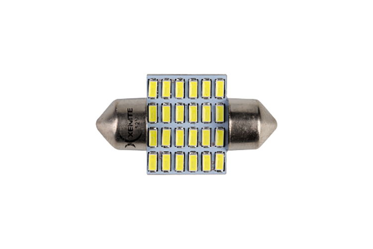XENITE   | T11 C5W S2411  | 24SMD Диодная лампа в осв.салона 31мм ,180Lm, белая уп.1шт | превью 3