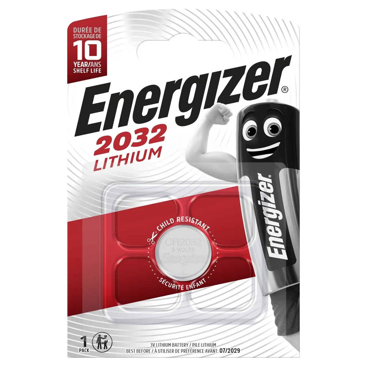 Energizer | CR2032 |  Батарейка Energizer 1шт. в упаковке ЦЕНА за 1шт. | превью 1