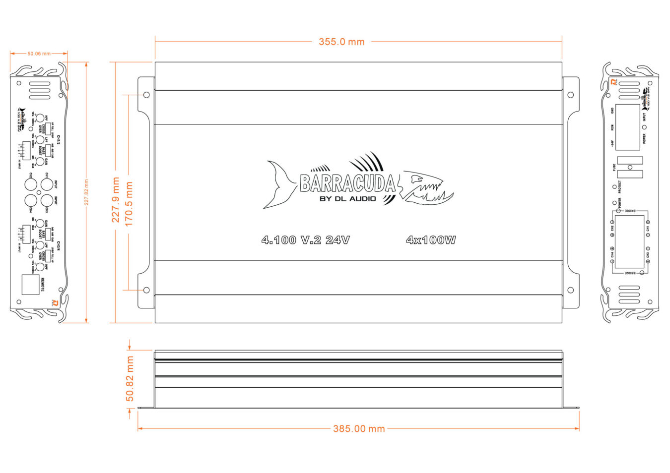 DL Audio | Barracuda 4.100 V2 24V | | 7