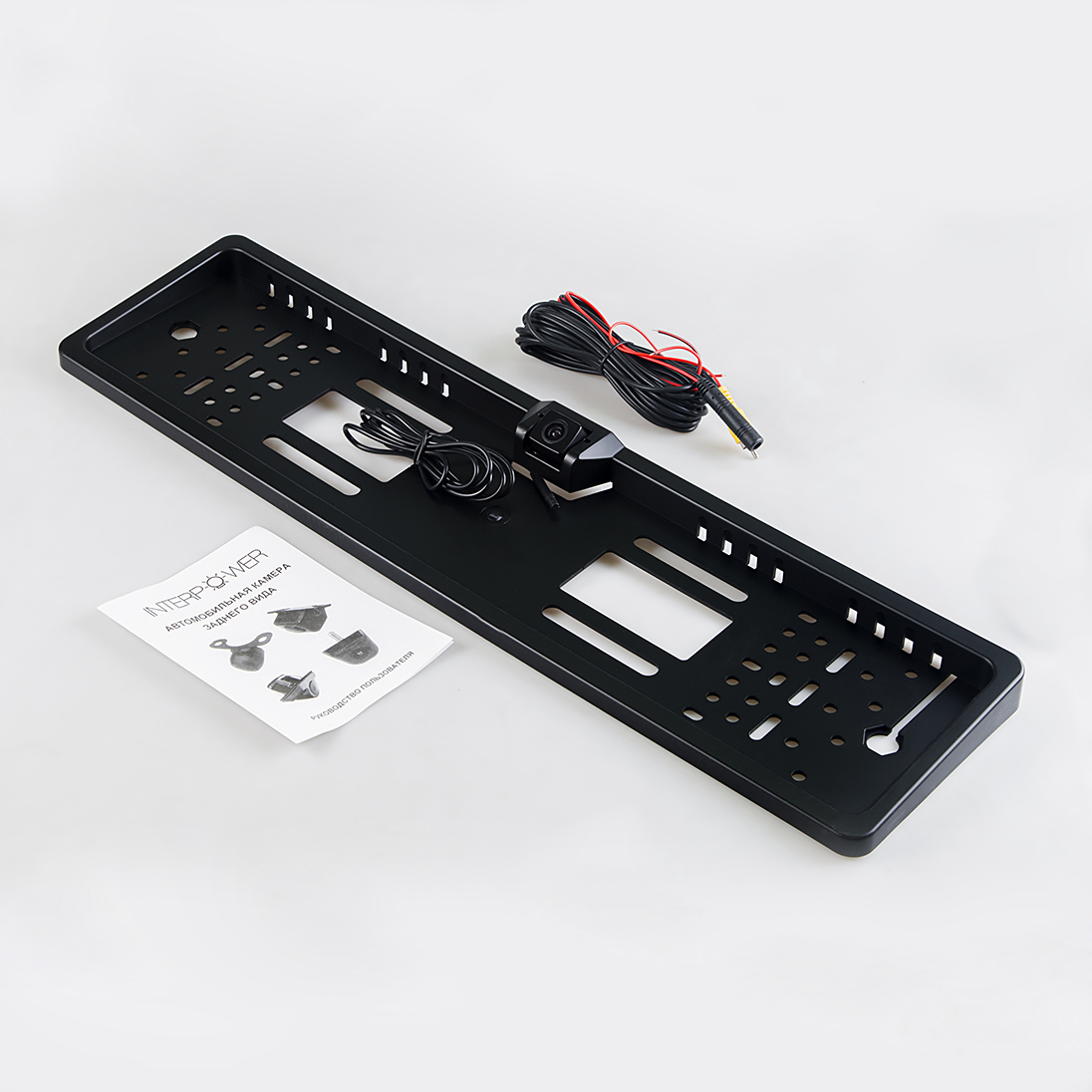 Interpower | IP 616 AHD/CVBS | видеокамера универсальная в рамке номера| 2