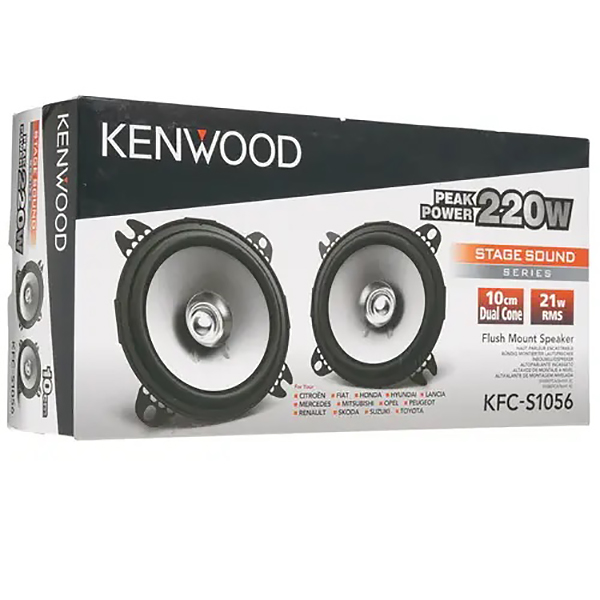 Kenwood | KFC-S1056 | 4" (10cm)., широкополосные, 30/110w, 45-20000 Hz, 90 db, 42mm | 5