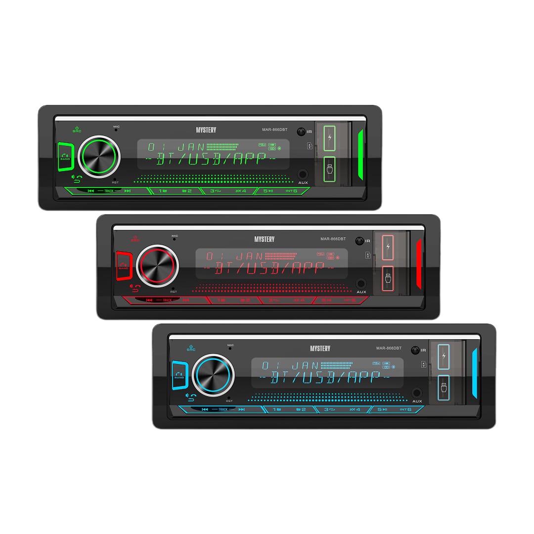 Mystery | MAR-866DBT | 50х4, DSP, BT, Мультицвет,  USB, SD,  AUX, 1RCA, ДУ | превью 2