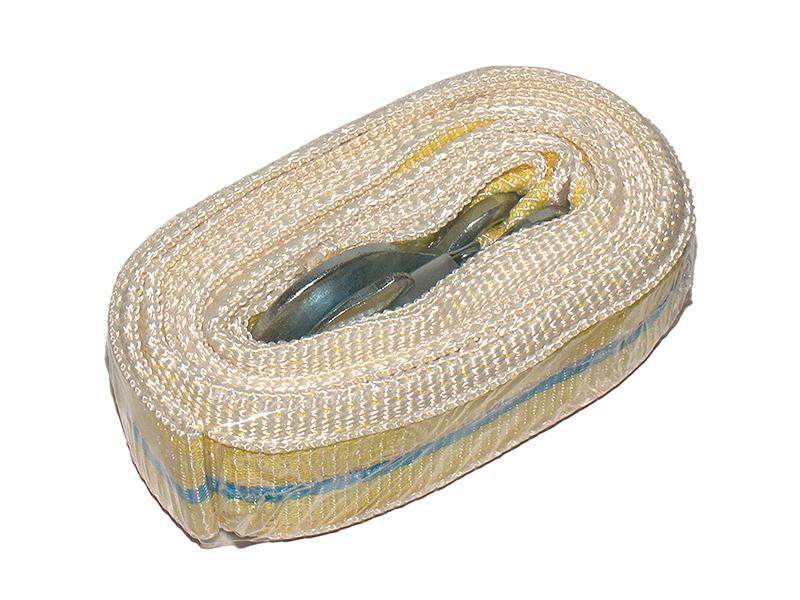 Dollex | TB-050 | Трос буксировочный  (5т) (5м, 55 мм) 2 крюка | 1