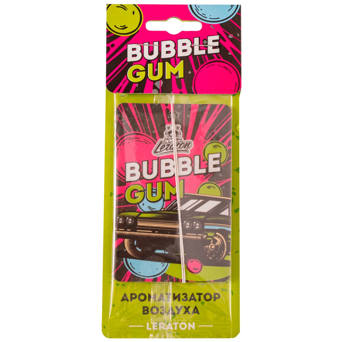 LERATON | BUBBLE GUM | Ароматизатор подвесной LERATON BUBBLE GUM (25 шт)| превью 2