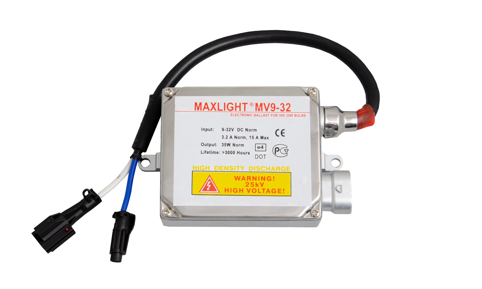 Блок розжига | MaxLight 9-32V | высоковольтный блок розжига ксеноновой лампы | 1