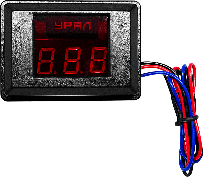 Ural | УРАЛ ВР-ТТК красный |  Вольтметр с красным LED дисплеем, 3 сегмента. | превью 2