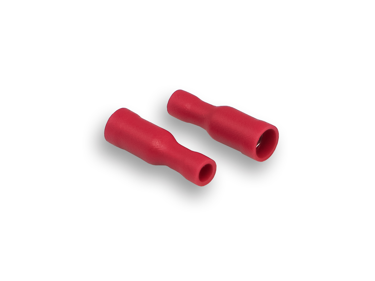 AurA | ATB-0151 | "Мама" центрального замка, красная, диаметр кабеля: 0,5 - 1,5 mm, уп. 100шт. | превью 1