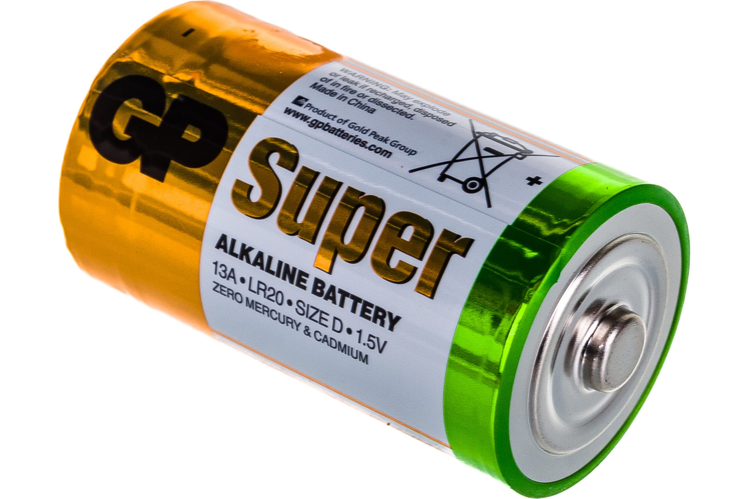 GP | LR20 | Батарейка GP LR20 Super 2шт. ЦЕНА ЗА 2 шт.| превью 2