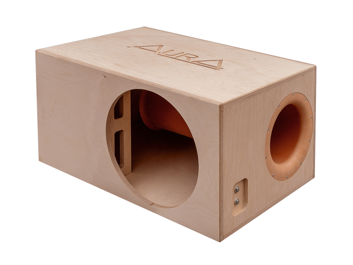 AurA | BOX-15-124-T200NCPW |  15" универс. корпус Фанера, 124 литра, БЕЗ ОБИВКИ, Труба 200 мм | превью 1