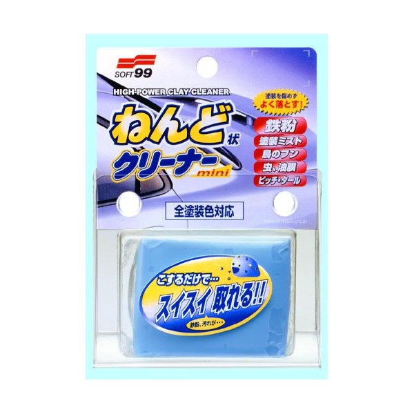 Soft99 | 00238| Абразивная ГЛИНА для очистки кузова Surface Smoother Mini 100гр. | 1