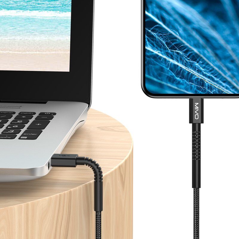 Mivo | MX-60T | Кабель Type-C - USB 2.4 А 2 м | 2