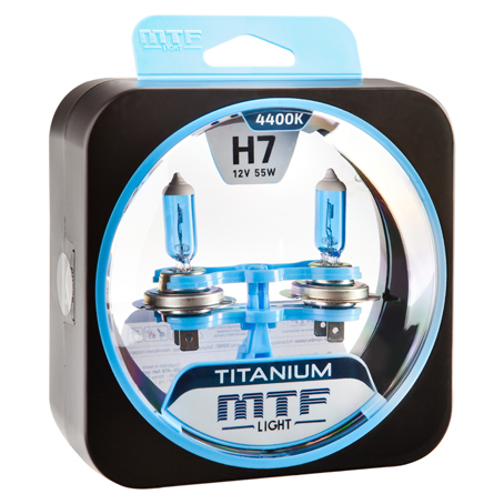 MTF | Titanium H7 | 12V 55W комплект ламп накаливания, 4300К | превью 1