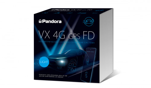 Pandora | VX 4G GPS FD LIGHT | 4G/LTE/3G/2G GSM-модем, Bluetooth 5.0, BT-765 black 2шт | 1