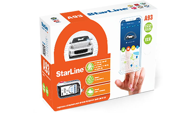 StarLine | A93 2CAN+2LIN ECO | NEW ЖК дисп, ЗАПУСК,  2CAN+2LIN | превью 1