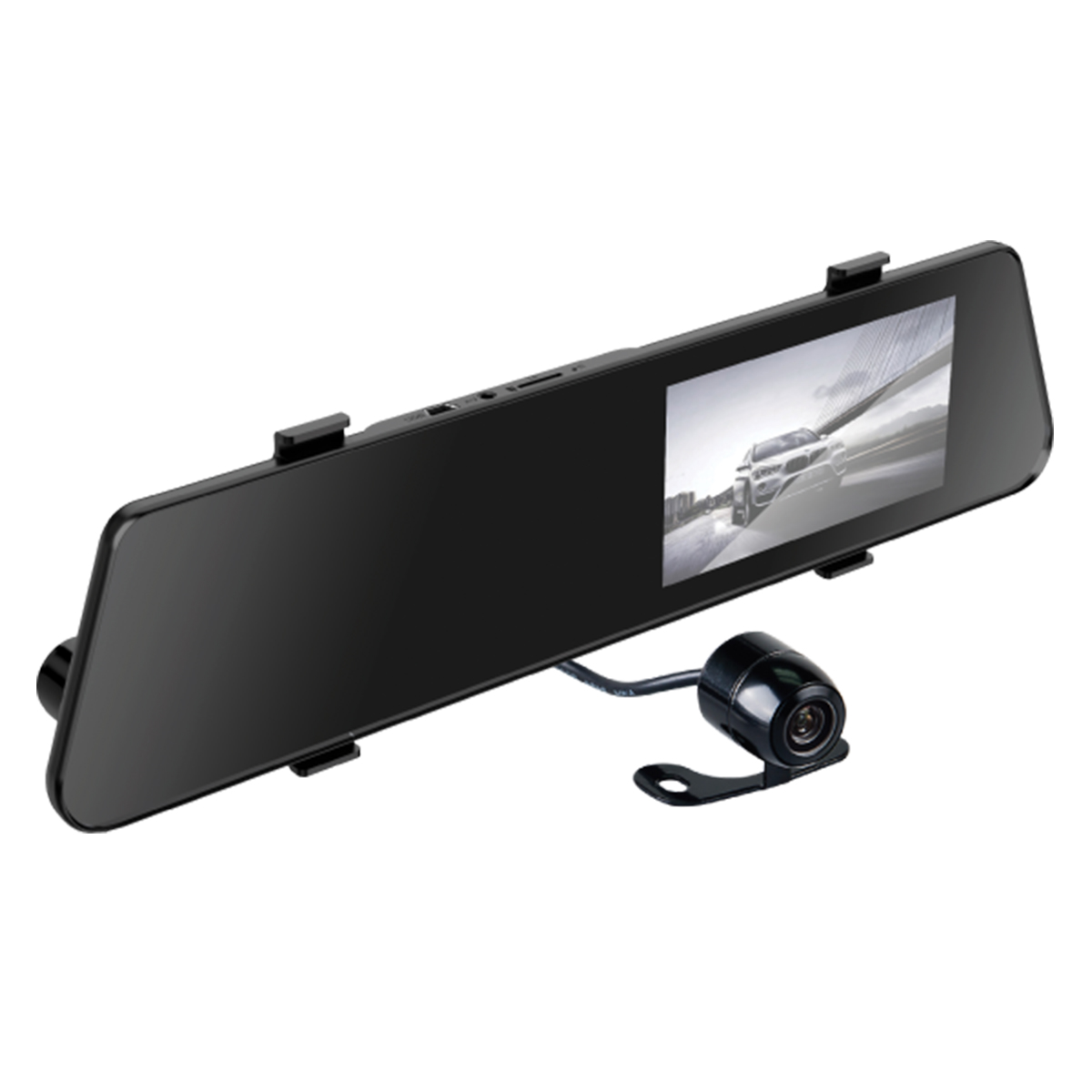 SilverStone F1 | NTK-370 Duo | Дисп 5" Зеркало з/в + камера з/в ,  Full HD,140гр | превью 1