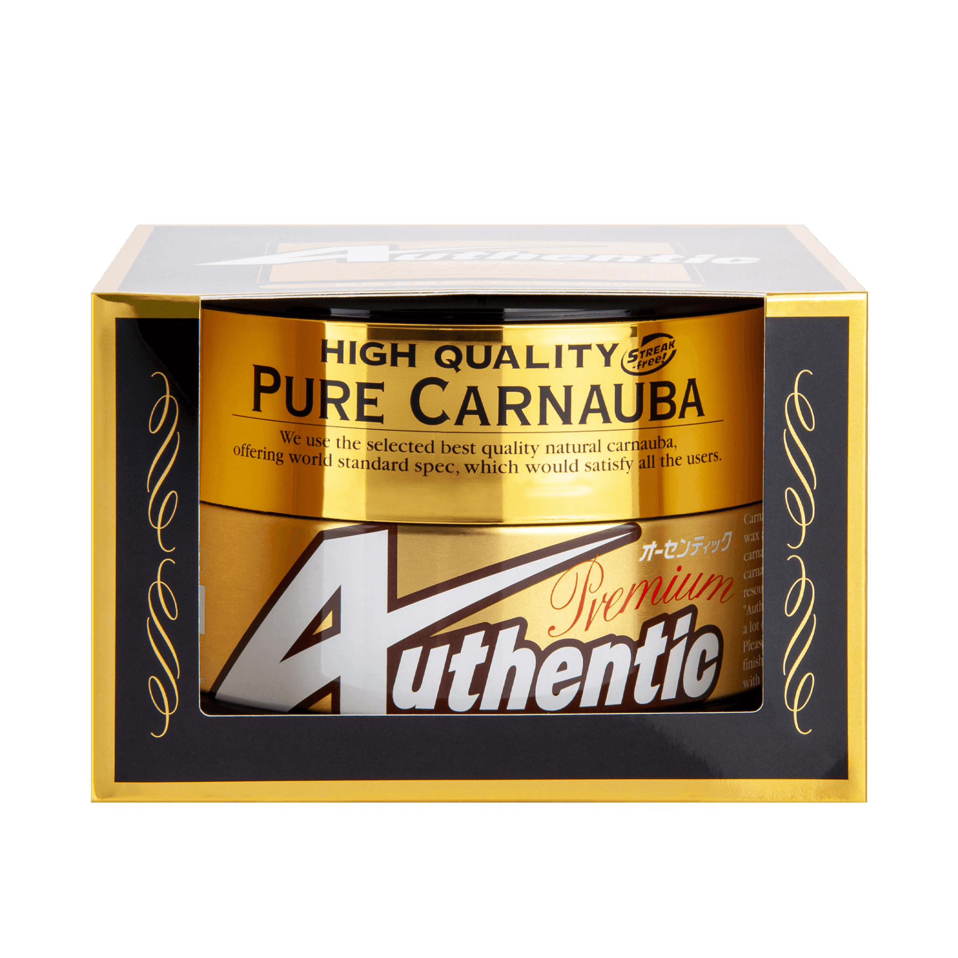 Soft99 | Authentic Premium (200 гр.)| полироль с воском Карнауба для кузова для всех цветов | превью 1