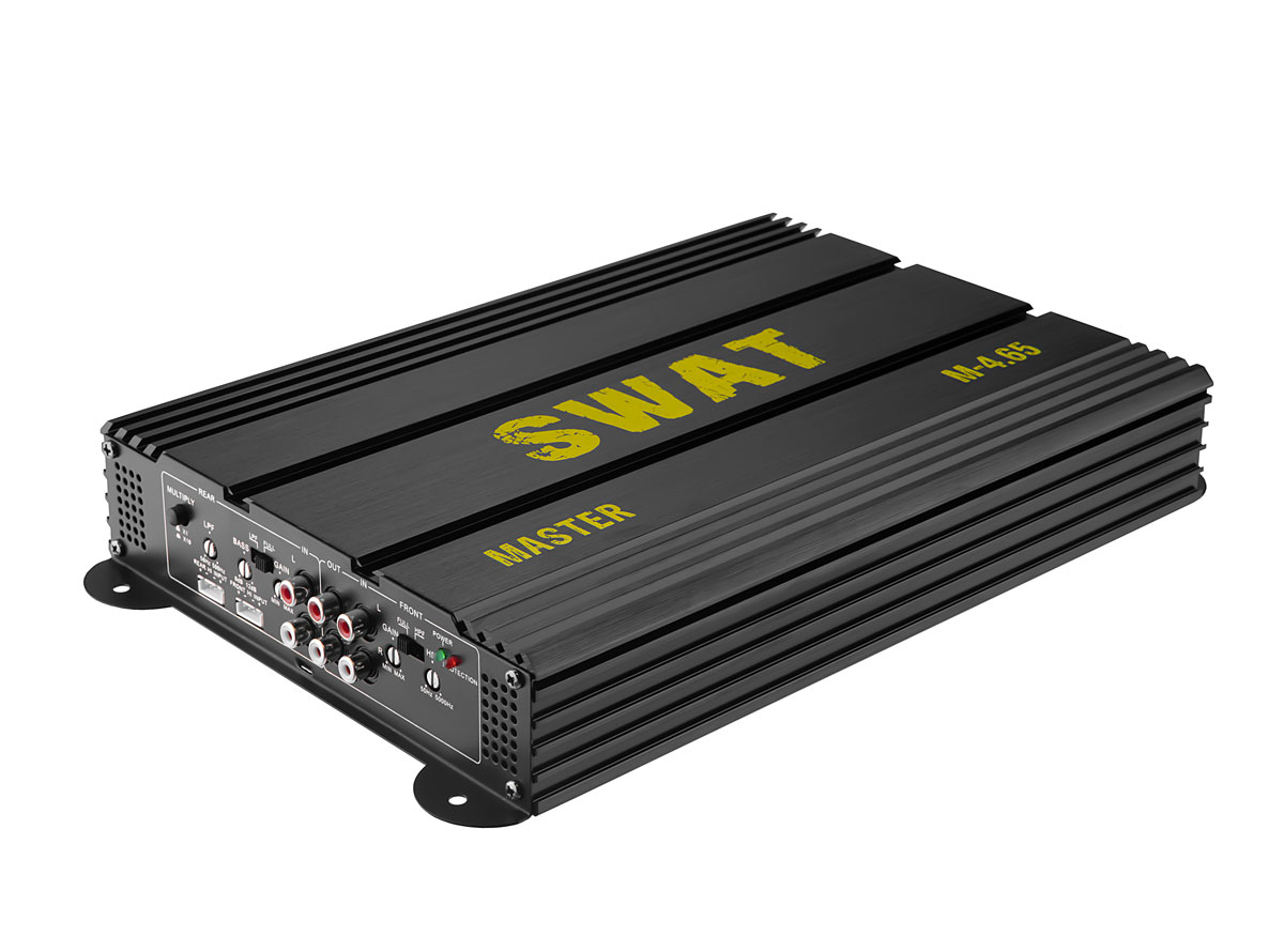 Swat | M-4.65 | 4х65 Вт (4Ом) , 4х100 Вт ( 2 Ом), 2х200 (4 ом), class АВ | превью 1