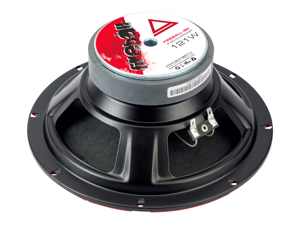 AurA | FIREBALL-80 | 8" (20cm), ПАРА, 4 Ом, 71/121w, 93db, 60Hz-15kHz, 81mm | 5