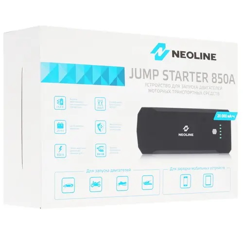 Neoline | JUMP STARTER 850A |Запуск автомобиля, з/у,  20000 мАч, Ток.запуска 450/850А | превью 1