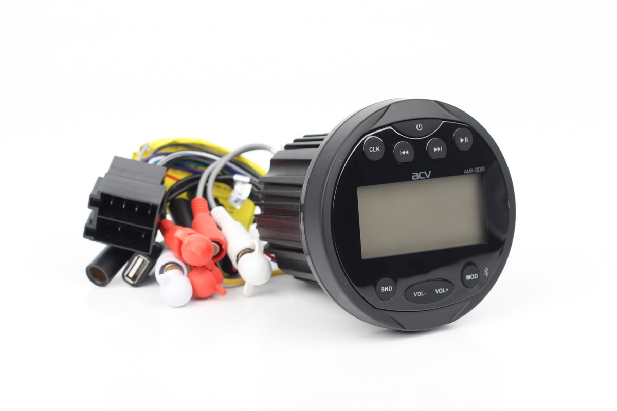 ACV | AMR-801R | 4*40/USB/SD/FM круглый | 2