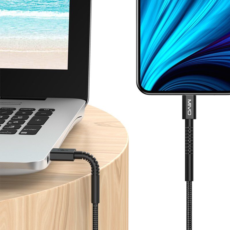 Mivo | MX-60M | Кабель Micro USB - USB 2.4 А  2 м | превью 2