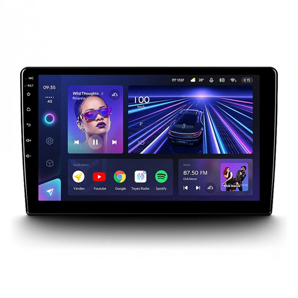 TEYES | CC3 2K 9" 4-32 | Android 10.0, 8 ядер дисплей 9 " Wi-Fi, 2DIN, USB, BT, память 4-32 Гб| 1