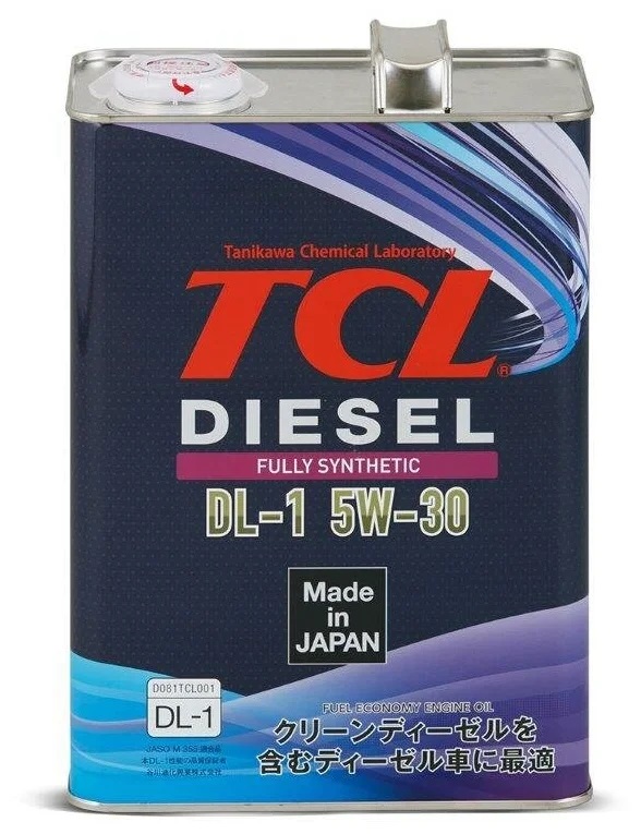 TCL | Diesel DL-1 5W-30  | 4L Синт. моторное масло  | превью 2