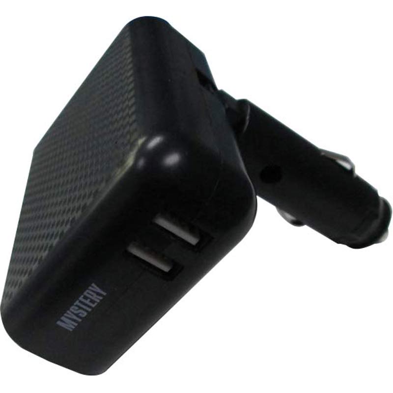 Mystery | MCU-3/2U | разветвитель прикуривателя для 3-х устройств + 2USB 5V, 12В / 24В  | превью 1