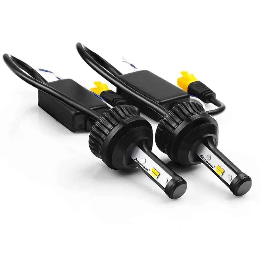 AOZOOM | ДХО в поворотники | P21W и W21W белый+оранж. Светодиод с функцией поворотника ПАРА | превью 1