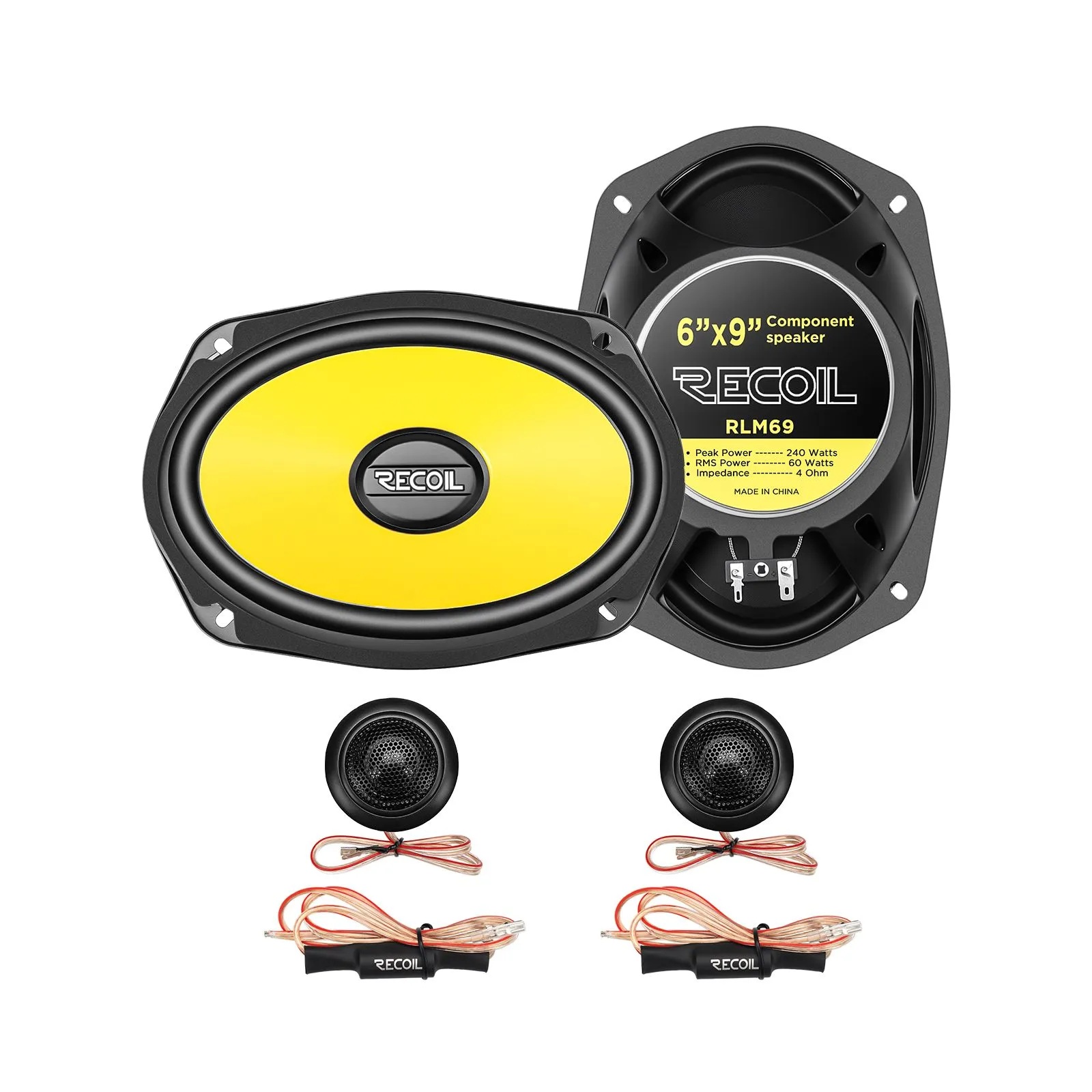 Recoil | RLM69 | комп. акустика, ”( mm), 4Ом,  Гц,  RMS/Peak -40W/80W  | превью 1