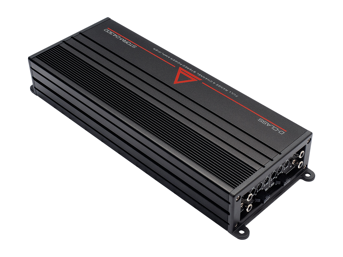 AurA | STORM-D4.300 | 4x300w (4 OHM), 4x450w (2 OHM), 2x900w (4 OHM), LPF/HPF/BPF | 2