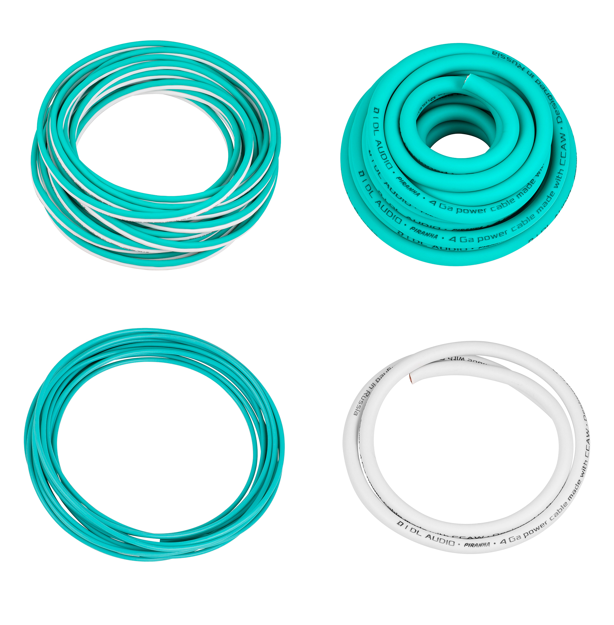 DL Audio | Piranha WK 42 | для 2-х кан. усилителя, сил. каб 4Ga | 3