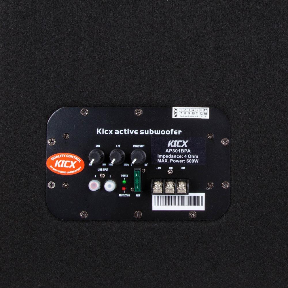 KICX | AP 301BPA | 12" актив.корпус. ТРАПЕЦИЯ RMS 350Вт , MAX 600Вт | 4