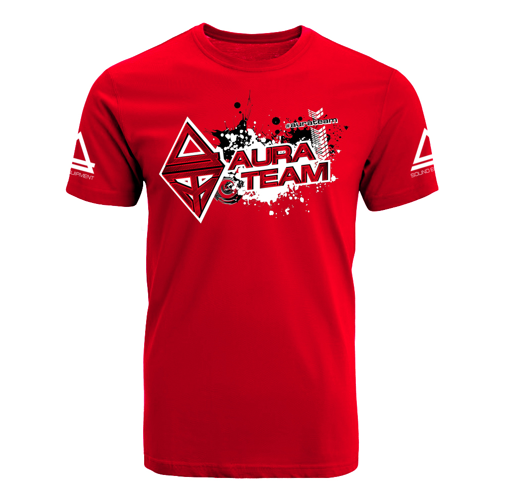 AurA | Футболка | AurA TEAM, красная, размер "S" | превью 1